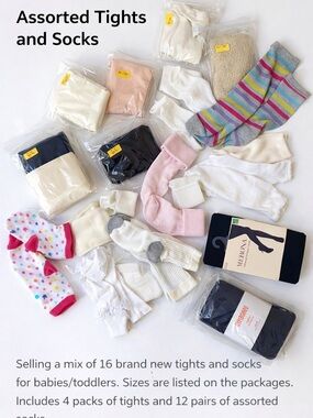 Brand New Assorted Tights & Socks Lot all NEW girls